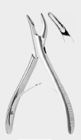 ЛУЄР (LUER) кусачки вузькі 3х14 мм (mm)